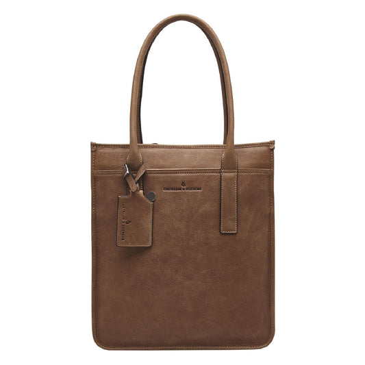 Castelijn & Beerens Carisma Laptop Shopper RFID 15.6'' + Tablet cognac