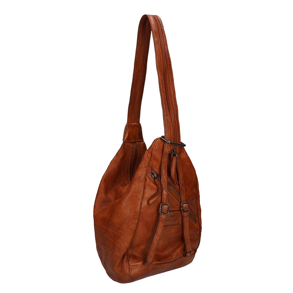 Bear Design Cow Lavato Hannie Rugzak cognac